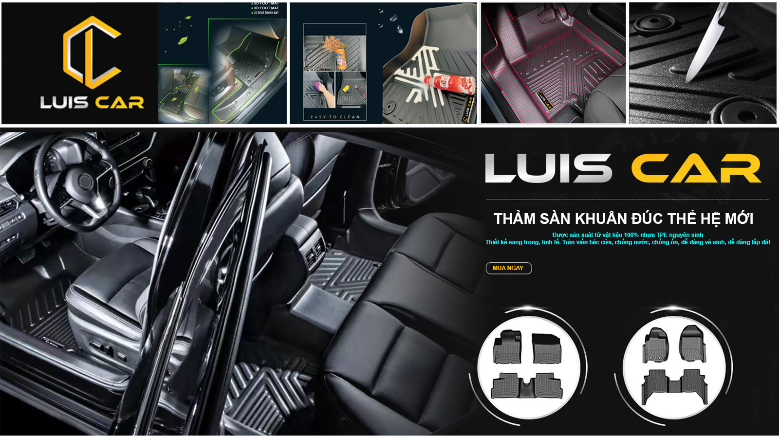 Luis Car - Đơn vị tiên phong phân phối thảm sàn khuôn đúc thế hệ mới