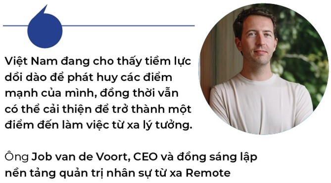 Ông Job van de Voort, CEO và đồng sáng lập nền tảng quản trị nhân sự từ xa Remote.