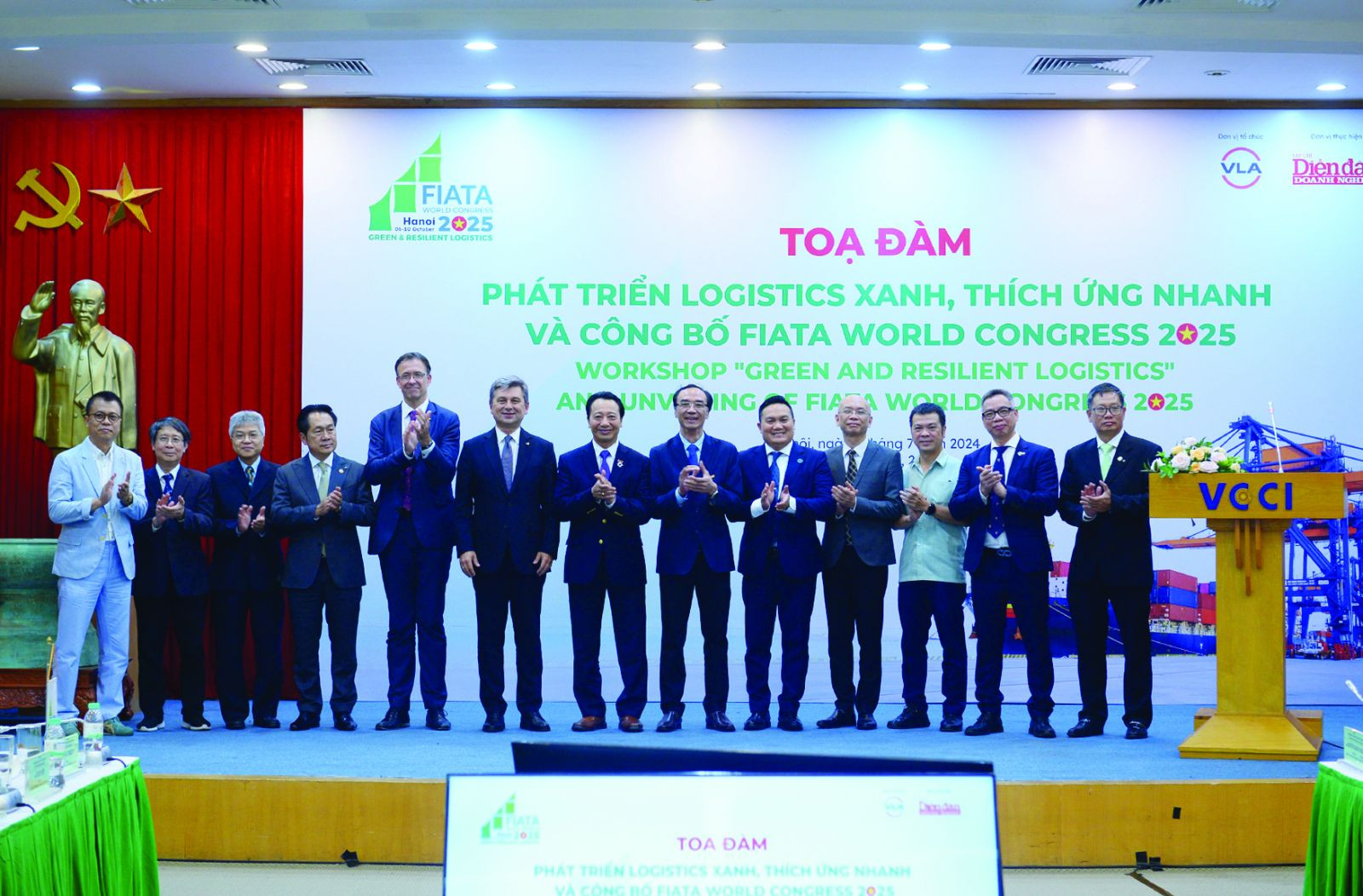 Lãnh đạo VCCI, FIATA, VLA và các Hiệp hội doanh nghiệp ngành hàng tại 