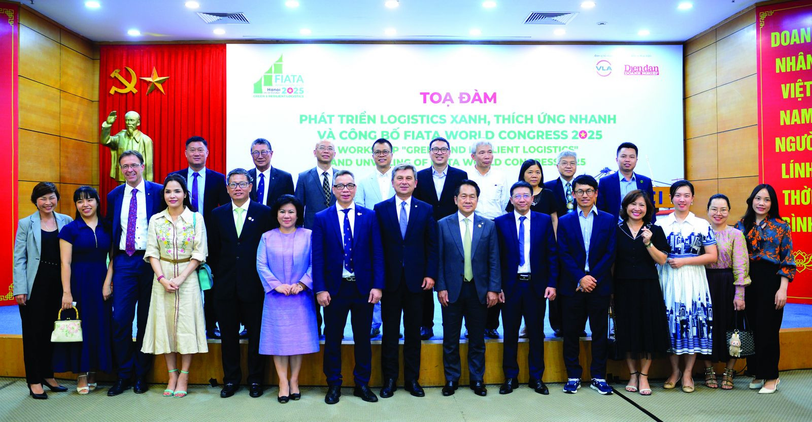 Lãnh đạo VCCI, FIATA, VLA và các Hiệp hội doanh nghiệp ngành hàng tại 