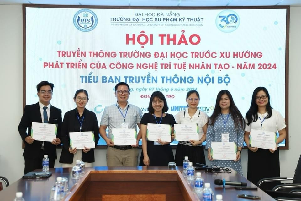  Hội thảo “Truyền thông trường đại học xu hướng phát triển của công nghệ trí tuệ nhân tạo - năm 2024”, do Trường Đại học Sự phạm Kỹ thuật - Đại học Đà Nẵng tổ chức.