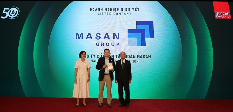 Masan Group - đơn vị dẫn đầu Khối Doanh nghiệp Niêm yết, được vinh danh Top 50 Doanh nghiệp phát triển bền vững tiêu biểu Việt Nam 2024