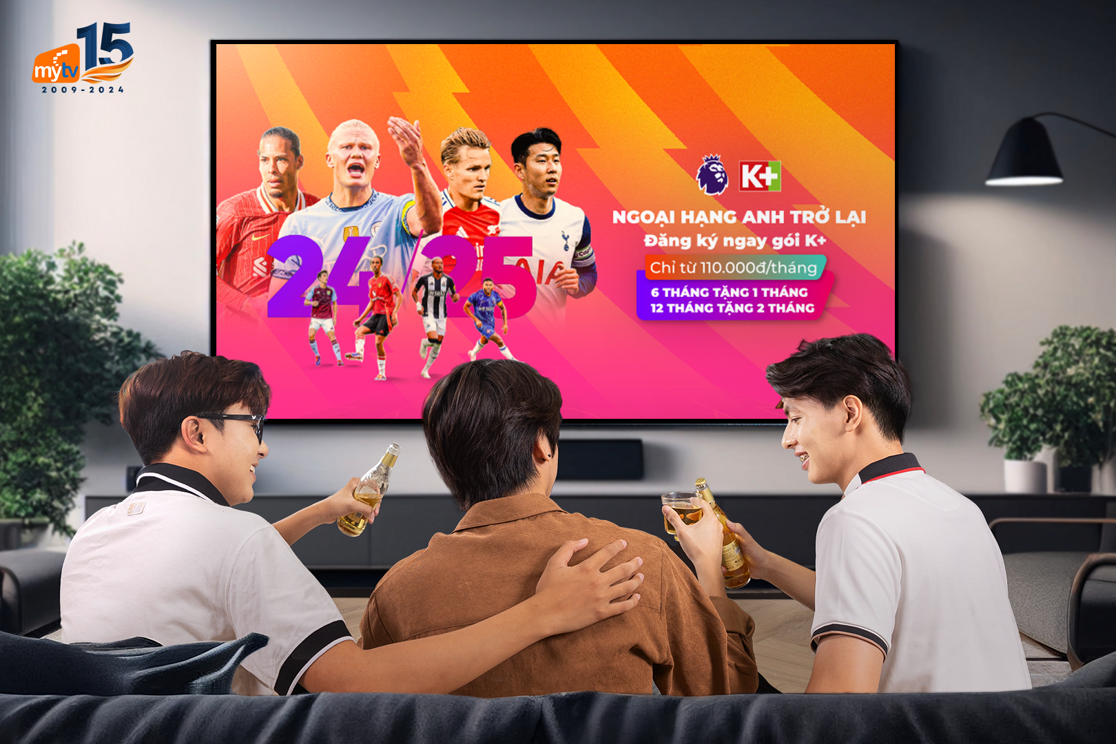 Ưu đãi khi đăng ký gói K+ addon trên Truyền hình MyTV