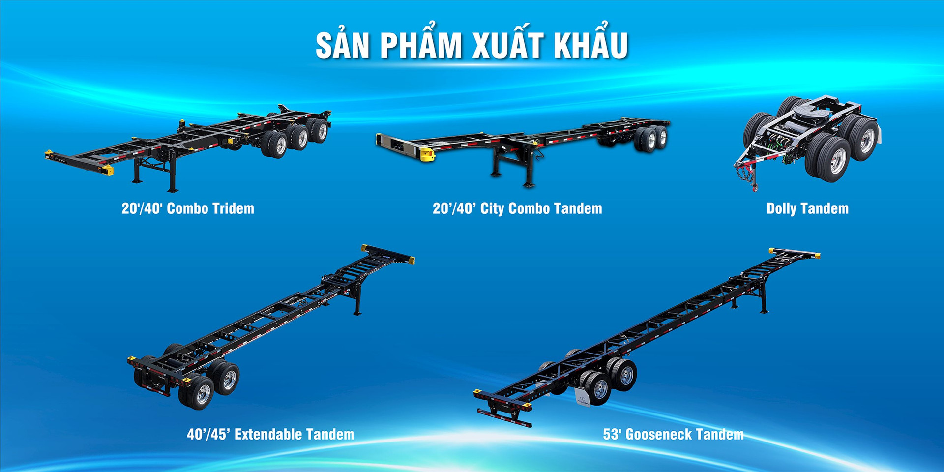 3. Sản phẩm sơ mi rơ moóc xuất khẩu của Thaco Trailers