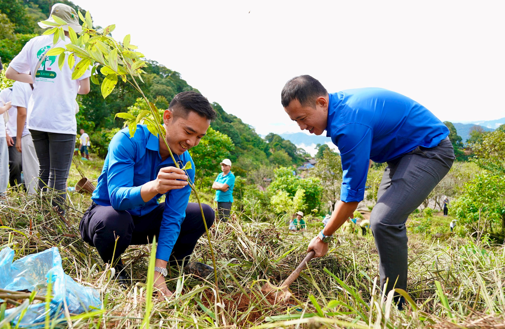 Ảnh 2. Góp Lá Vá Rừng - Vì Một Việt Nam Xanh và Phát Triển Bền Vững là sáng kiến phục hồi rừng của Pan Nature kết hợp với MOMO và Vietnam Airlines