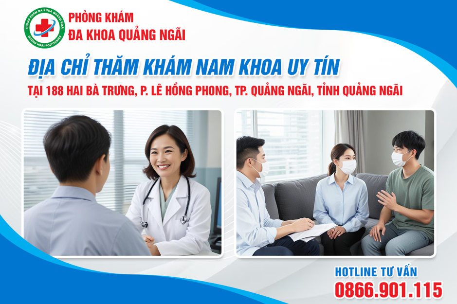 Hỗ trợ điều trị thăm khám các bệnh nam khoa thường gặp