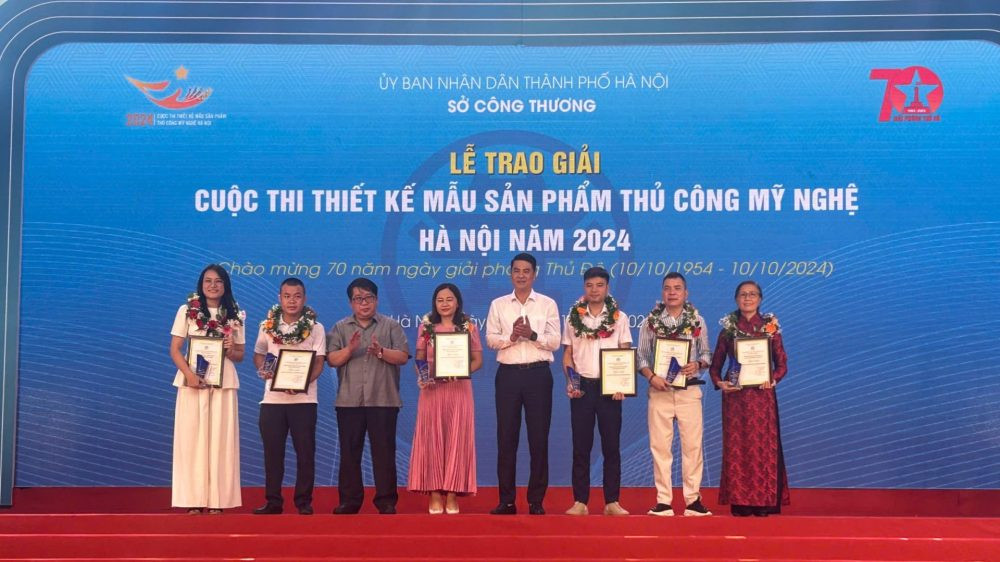 Hà Nội trao giải cuộc thi thiết kế mẫu sản phẩm thủ công mỹ nghệ năm 2024