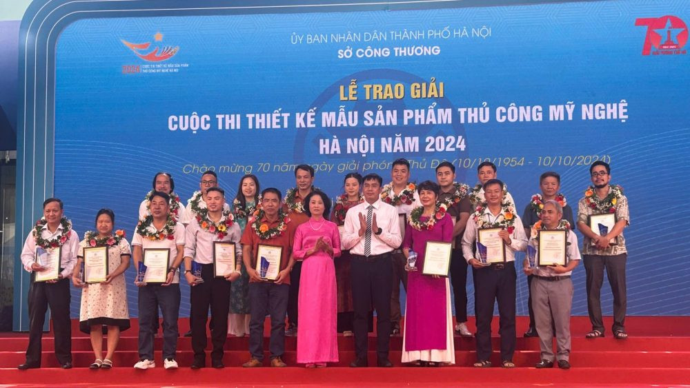 Hà Nội trao giải cuộc thi thiết kế mẫu sản phẩm thủ công mỹ nghệ năm 2024