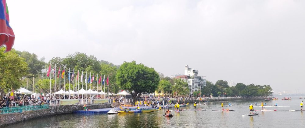 Giải Bơi chải Thuyền rồng Hà Nội mở rộng năm 2024 tôn vinh di sản văn hóa và phát triển du lịch Thủ đô
