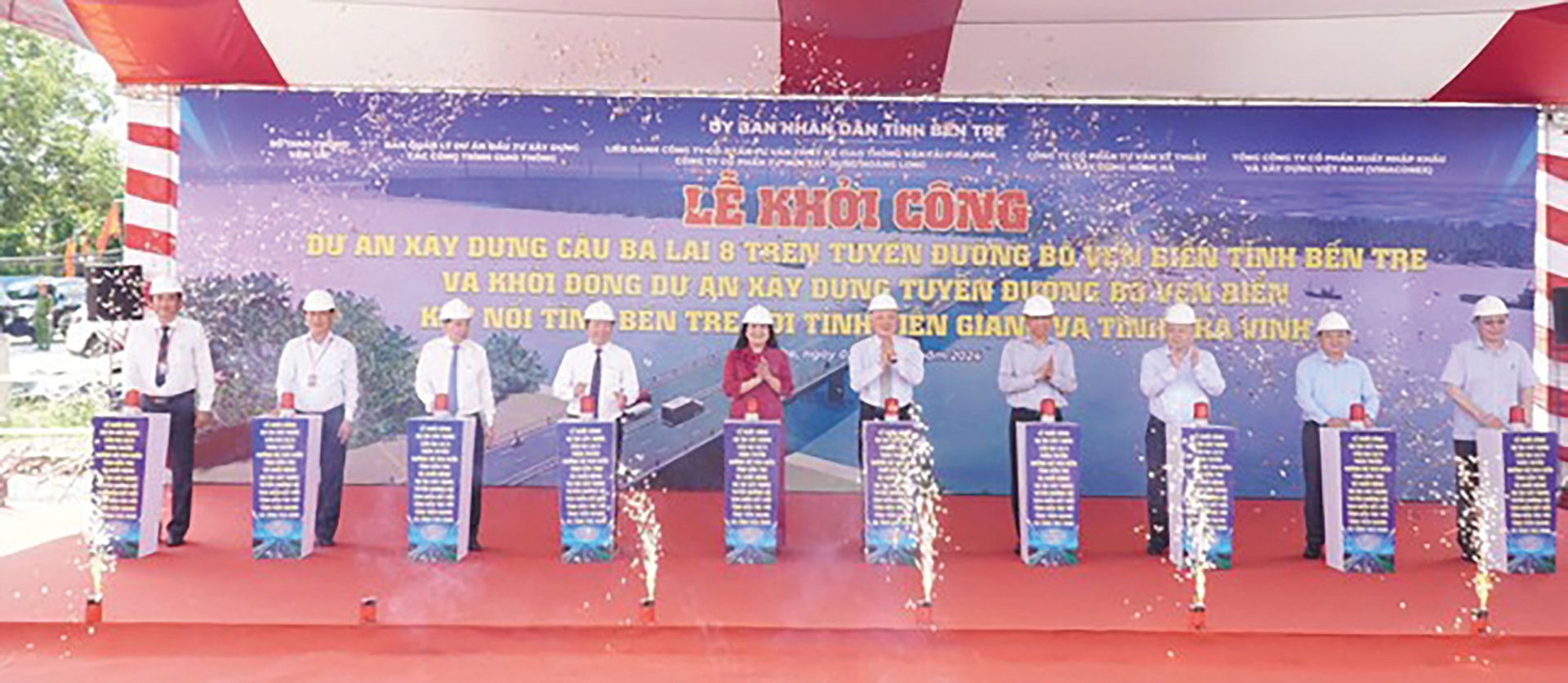 khởi công dự án cầu Ba Lai 8