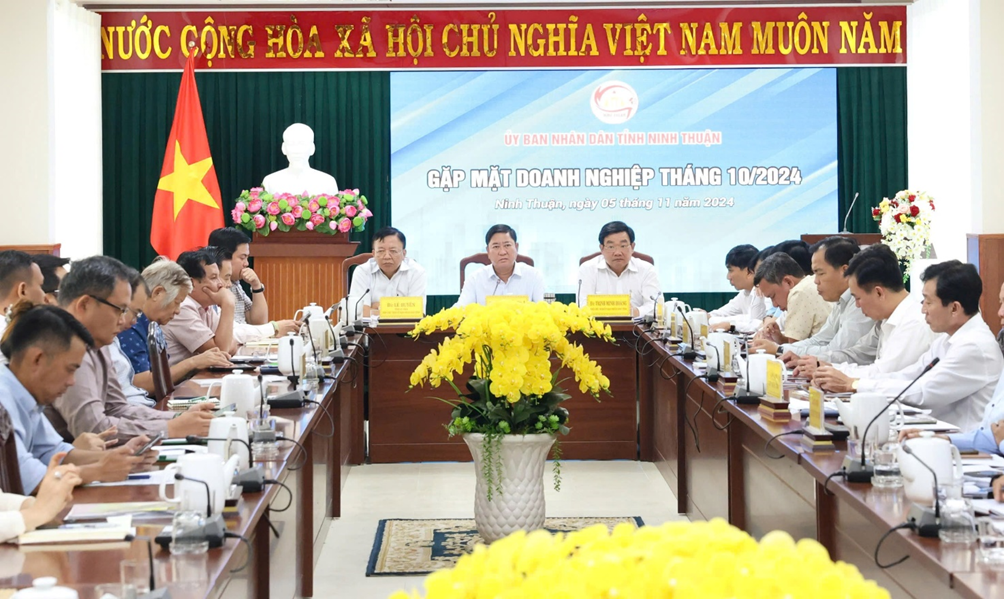 Ninh Thuận - Gặp mặt doanh nghiệp tháng 10 năm 2024