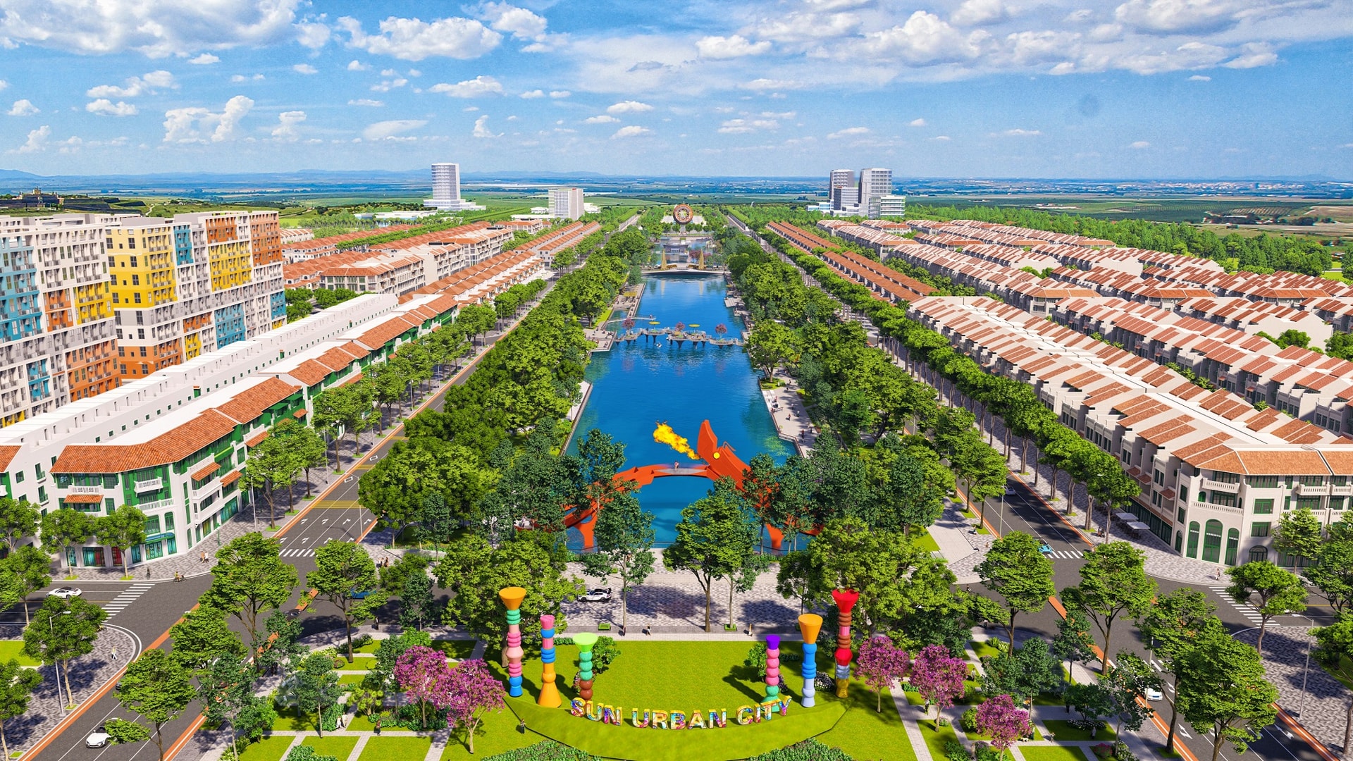 A3 Trục đại lộ lễ hội sẽ là không gian tổ chức các sự kiện lớn tại Sun Urban City