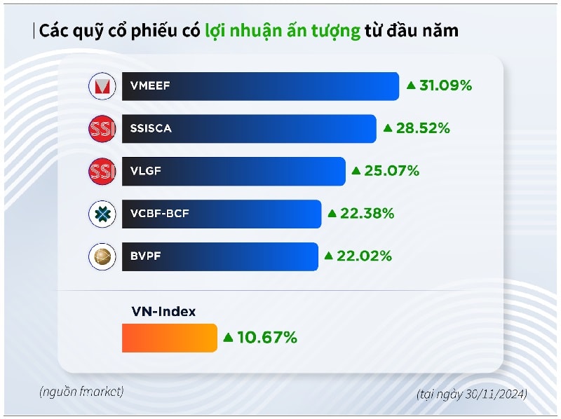 Quỹ mở "ngược chiều" thị trường, bội thu lợi nhuận