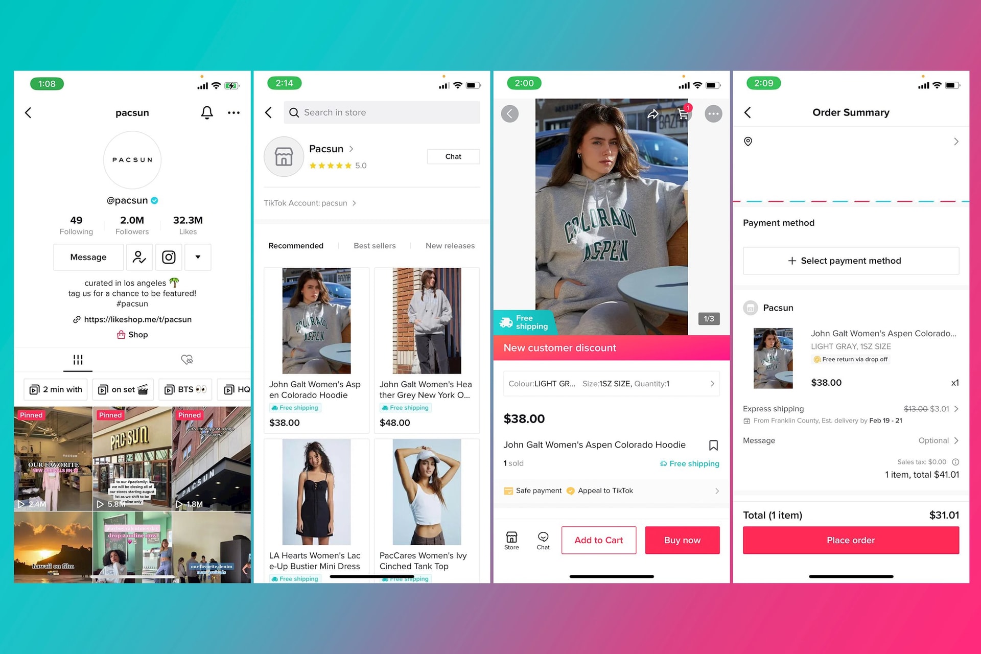 Người Mỹ đã mua sắm trên Tiktok Shop nhiều hơn bất kỳ nền tảng nào (Ảnh internet)