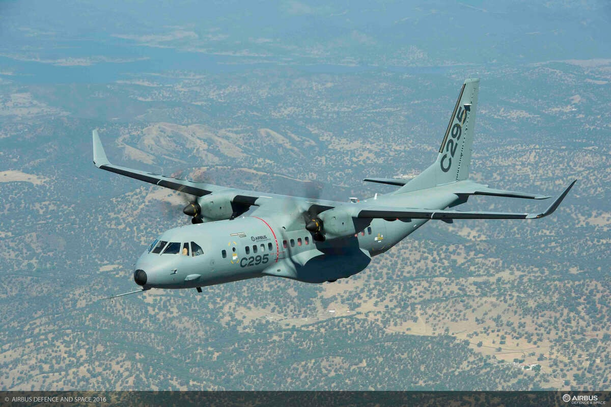 Airbus C295 Winglets First Flight