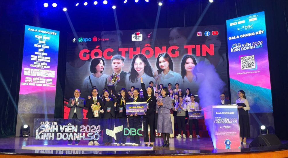 Sinh viên Kinh tế Quốc dân giành giải Quán quân Cuộc thi Sinh viên Kinh doanh số 2024 Sinh viên Kinh tế Quốc dân giành giải Quán quân Cuộc thi Sinh viên Kinh doanh số 2024