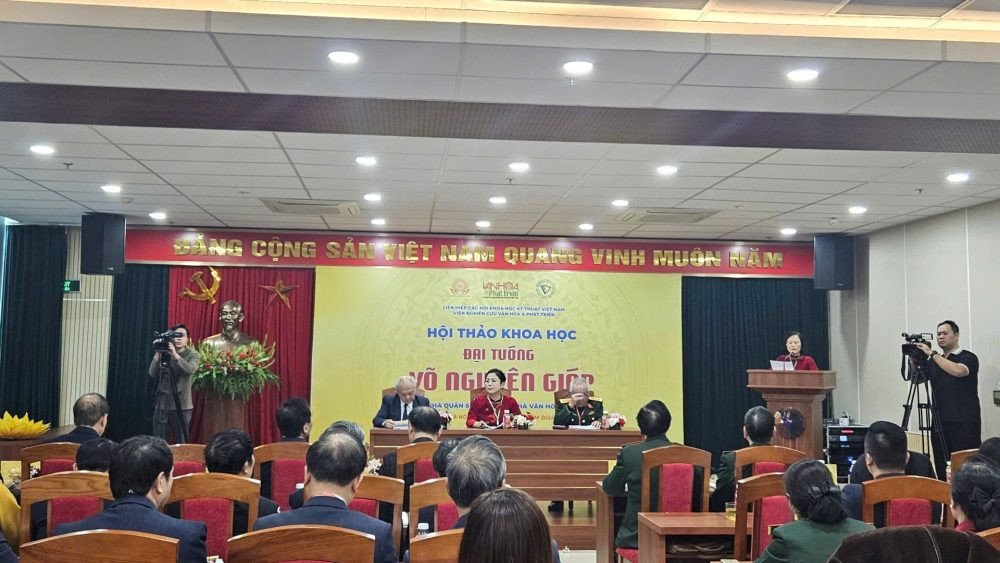 Hội thảo khoa học “Đại tướng Võ Nguyên Giáp: Nhà quân sự thiên tài, nhà văn hóa lớn”