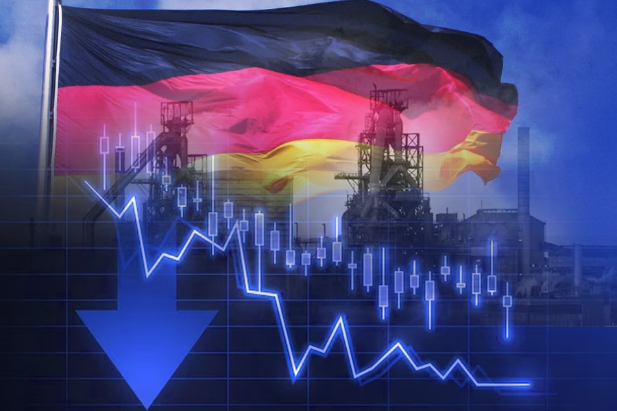 Kinh tế Đức tăng trưởng chậm suốt nhiều năm nay (Ảnh Euro news)