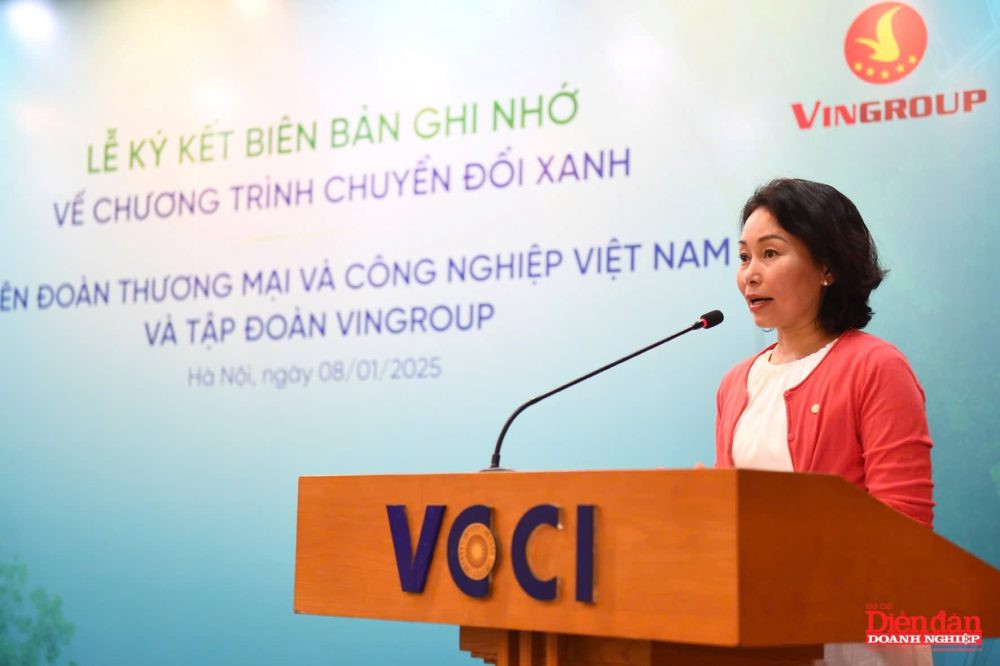 VCCI - VINGROUP: Hợp tác thúc đẩy chuyển đổi xanh, nâng tầm thương hiệu Việt