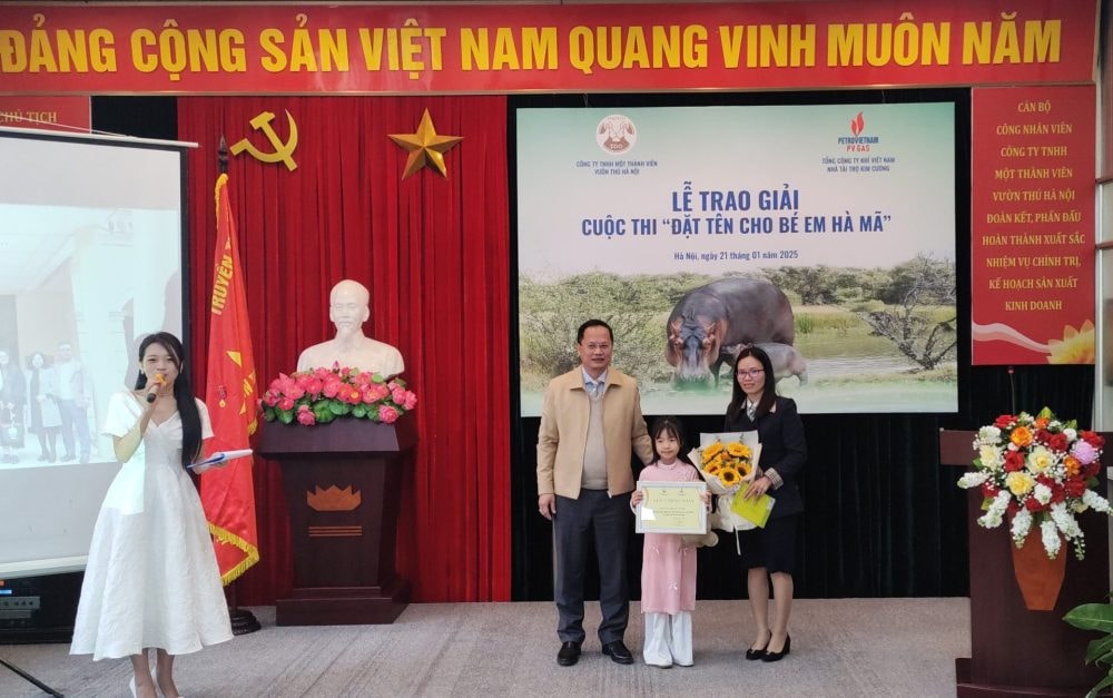Chú Hà Mã đầu tiên sinh ra ở Vườn thú Hà Nội có tên khai sinh Mã Nam Chú Hà Mã đầu tiên sinh ra ở Vườn thú Hà Nội có tên khai sinh Mã Nam