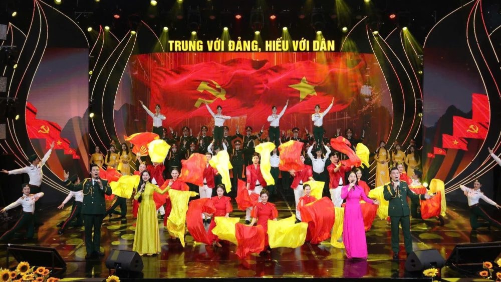 Chương trình nghệ thuật chính luận “TRUNG VỚI ĐẢNG, HIẾU VỚI DÂN”