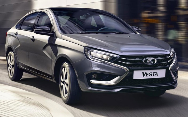 Lada Vesta sedan phiên bản 2022.