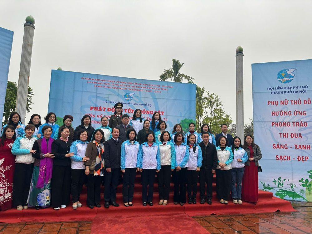 Phụ nữ Thủ đô phát động Tết trồng cây Xuân Ất Tỵ 2025