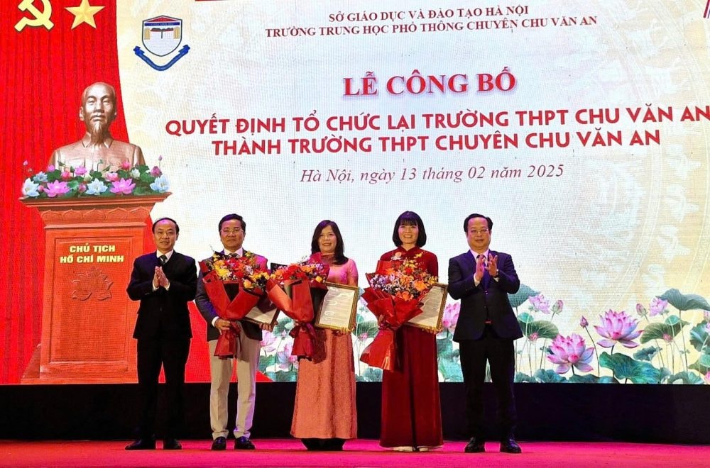 Chính thức công nhận trường THPT Chu Văn An thành trường chuyên