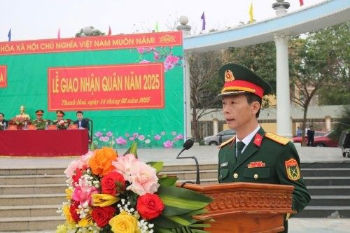 Huyện Hoằng Hóa (Thanh Hóa) long trọng tổ chức lễ giao nhận quân năm 2025