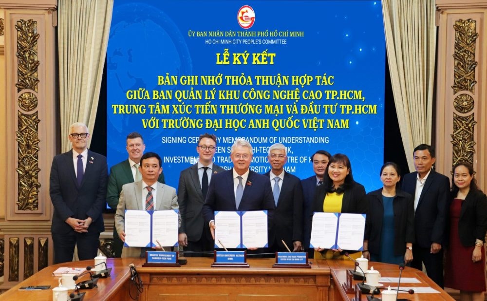 BUV ký kết MOU xây dựng mô hình Trung tâm Đào tạo Kỹ năng Công nghệ cao đạt tiêu chuẩn quốc tế