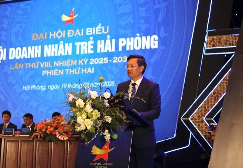 Ông Đặng Việt Bách được bầu làm Chủ tịch Hội Doanh nhân trẻ Hải Phòng nhiệm kỳ 2025-2030