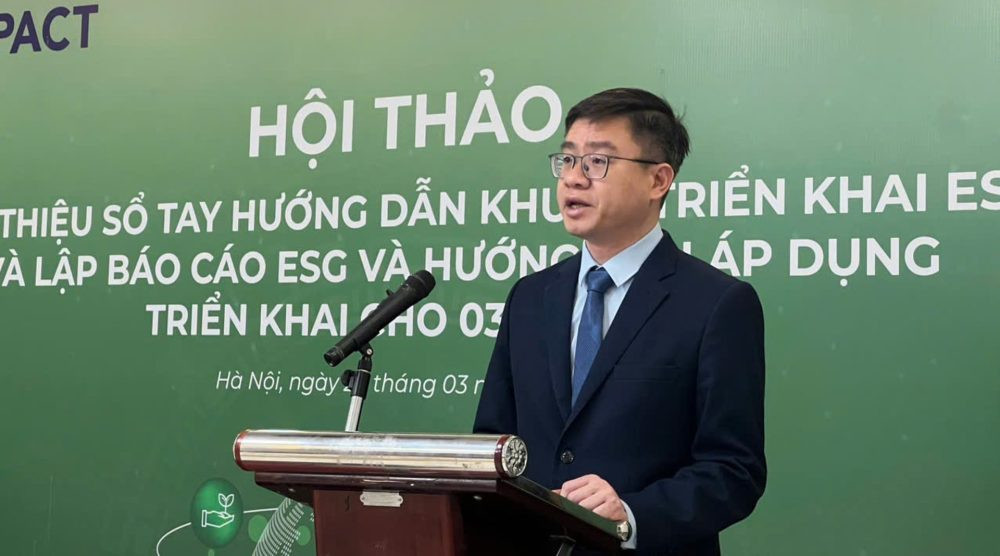 Ra mắt Sổ tay ESG - hướng dẫn thực hành bền vững cho các doanh nghiệp ngành Tài chính, Bất động sản – Xây dựng và Sản xuất