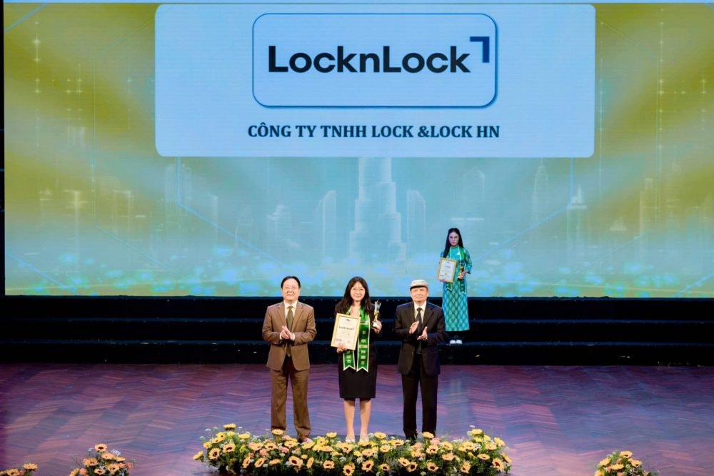 LocknLock khẳng định uy tín với giải thưởng Top 10 Thương hiệu Tiêu biểu Châu Á – Thái Bình Dương 2025