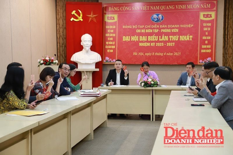 Đại hội đại biểu các Chi bộ trực thuộc Đảng bộ Tạp chí Diễn đàn Doanh nghiệp