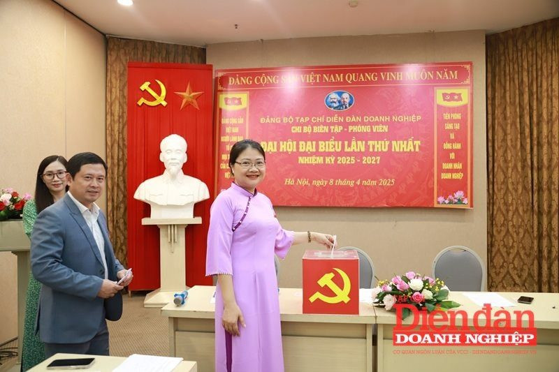 Đại hội đại biểu các Chi bộ trực thuộc Đảng bộ Tạp chí Diễn đàn Doanh nghiệp