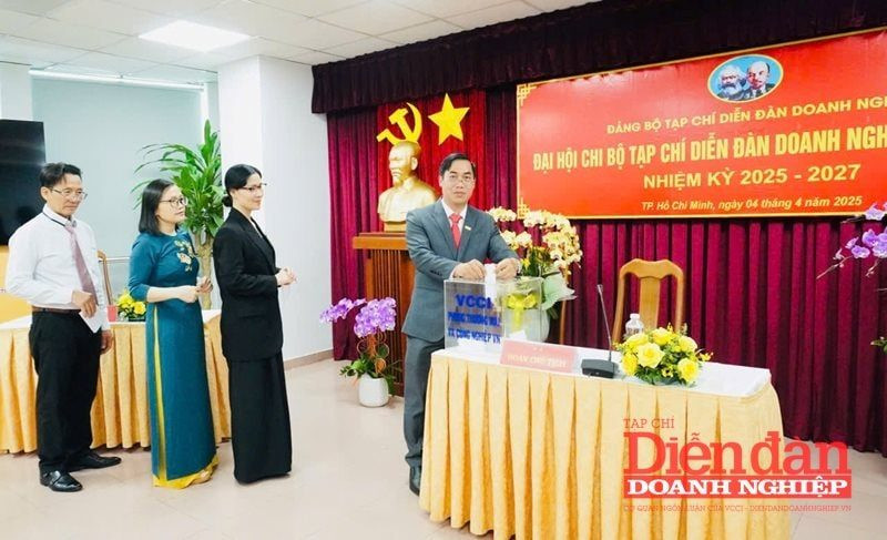 Đại hội đại biểu các Chi bộ trực thuộc Đảng bộ Tạp chí Diễn đàn Doanh nghiệp