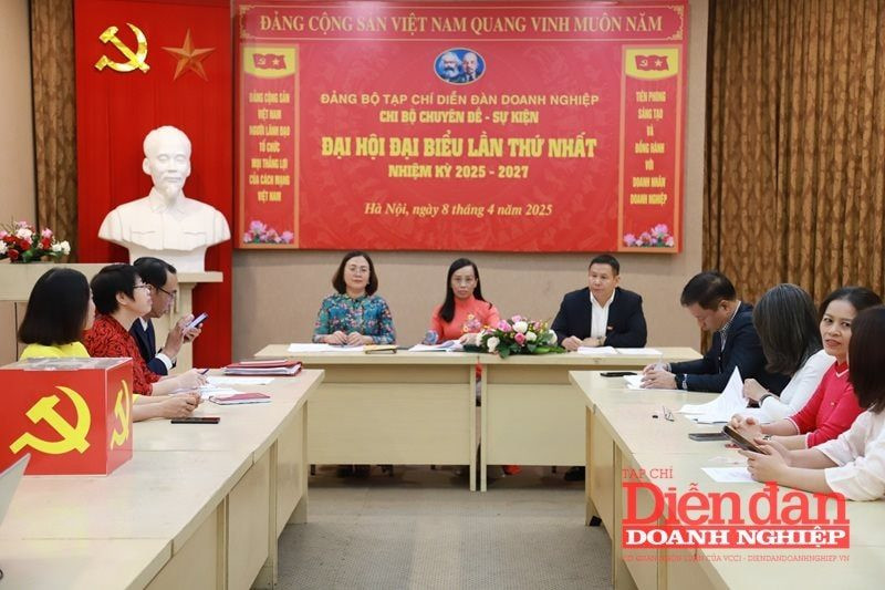 Đại hội đại biểu các Chi bộ trực thuộc Đảng bộ Tạp chí Diễn đàn Doanh nghiệp