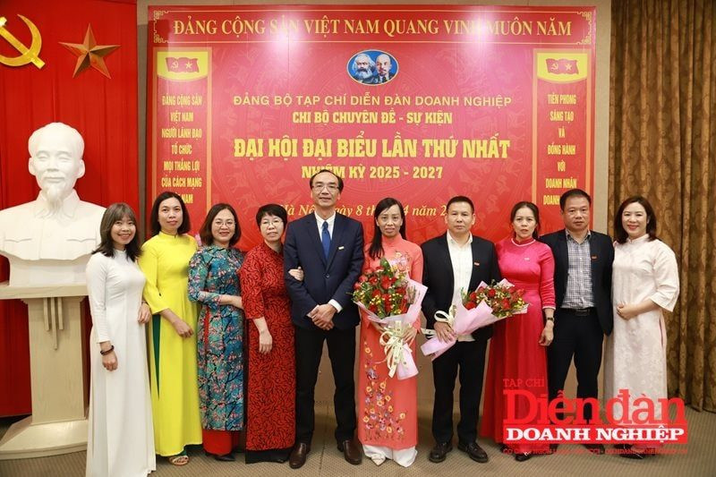 Đại hội đại biểu các Chi bộ trực thuộc Đảng bộ Tạp chí Diễn đàn Doanh nghiệp