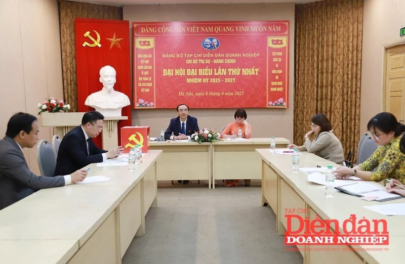 Đại hội đại biểu các Chi bộ trực thuộc Đảng bộ Tạp chí Diễn đàn Doanh nghiệp