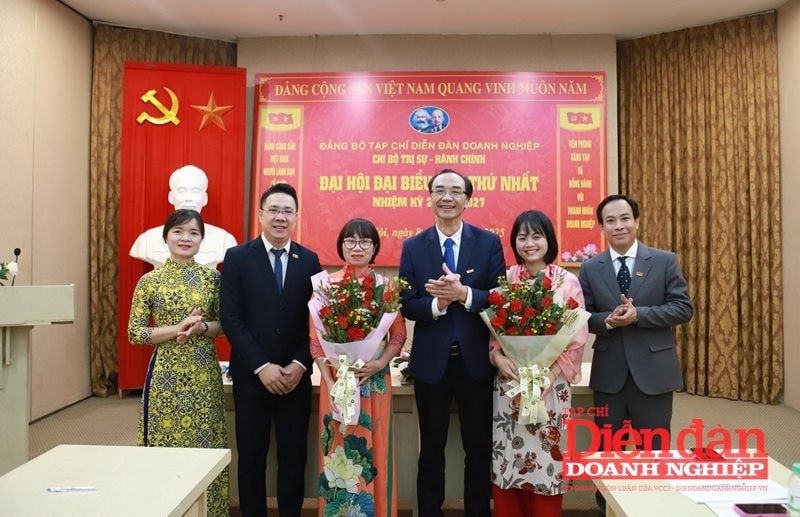 Đại hội đại biểu các Chi bộ trực thuộc Đảng bộ Tạp chí Diễn đàn Doanh nghiệp