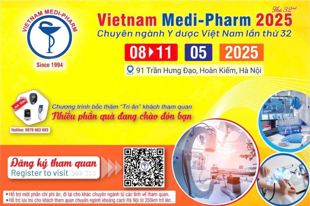 VIETNAM MEDI-PHARM 2025 có kế hoạch đón tiếp 12.000 lượt khách trong nước và quốc tế đến tham quan giao dịch