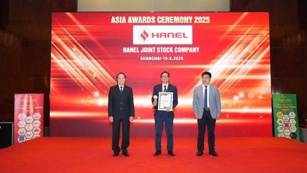 Hanel và Chủ tịch Hanel được vinh danh tại Diễn đàn Hợp tác kinh tế châu Á 2025