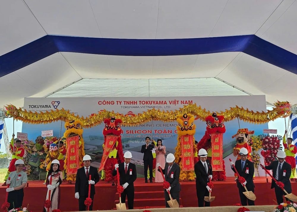 Khởi động dự án silicon đa tinh thể dùng cho bán dẫn tại Bà Rịa- Vũng Tàu