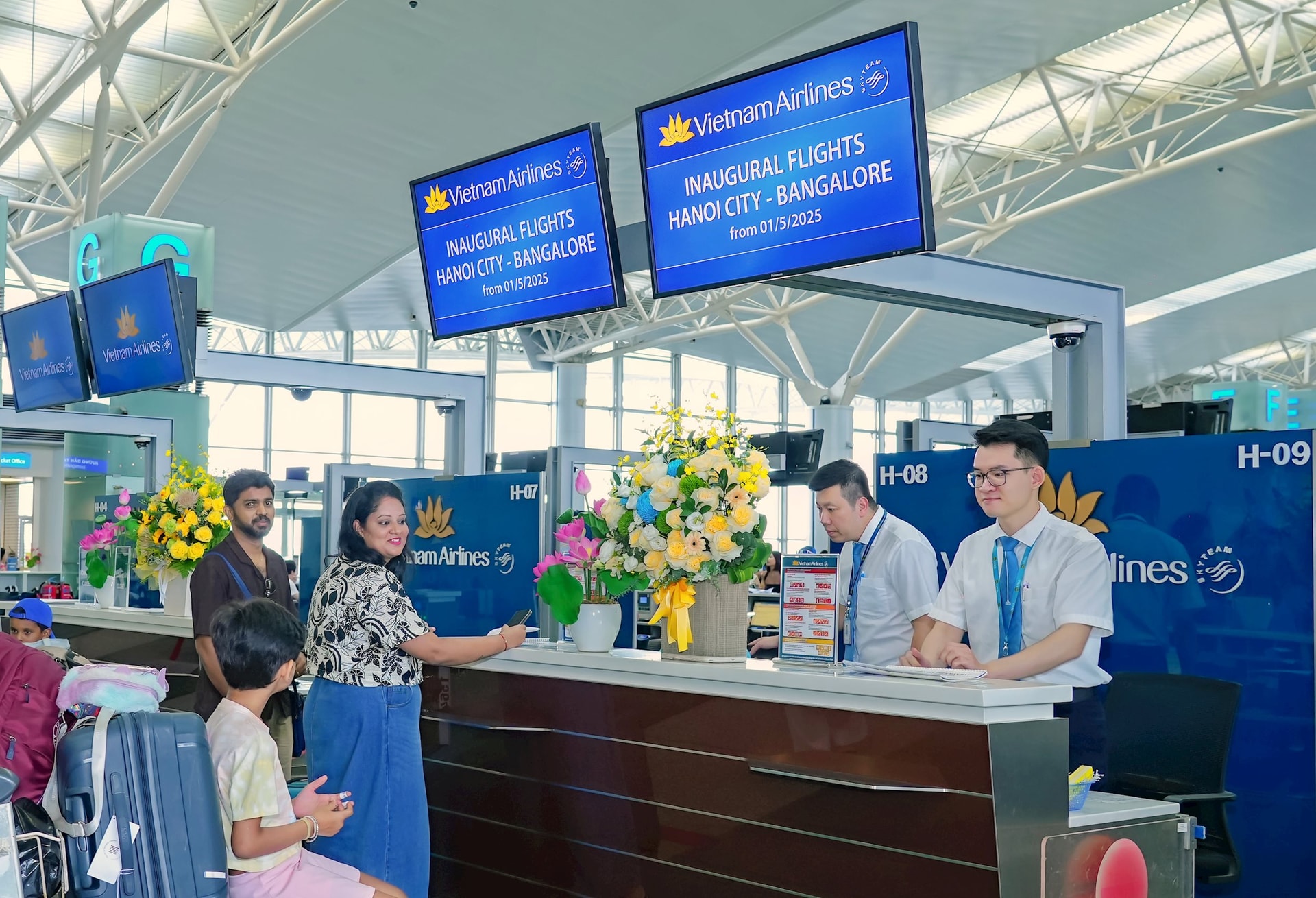 Ảnh 3_ Vietnam Airlines đã thực hiện hơn 3.200 chuyến bay, phục vụ hơn 511.700 lượt hành khách tới Ấn Độ