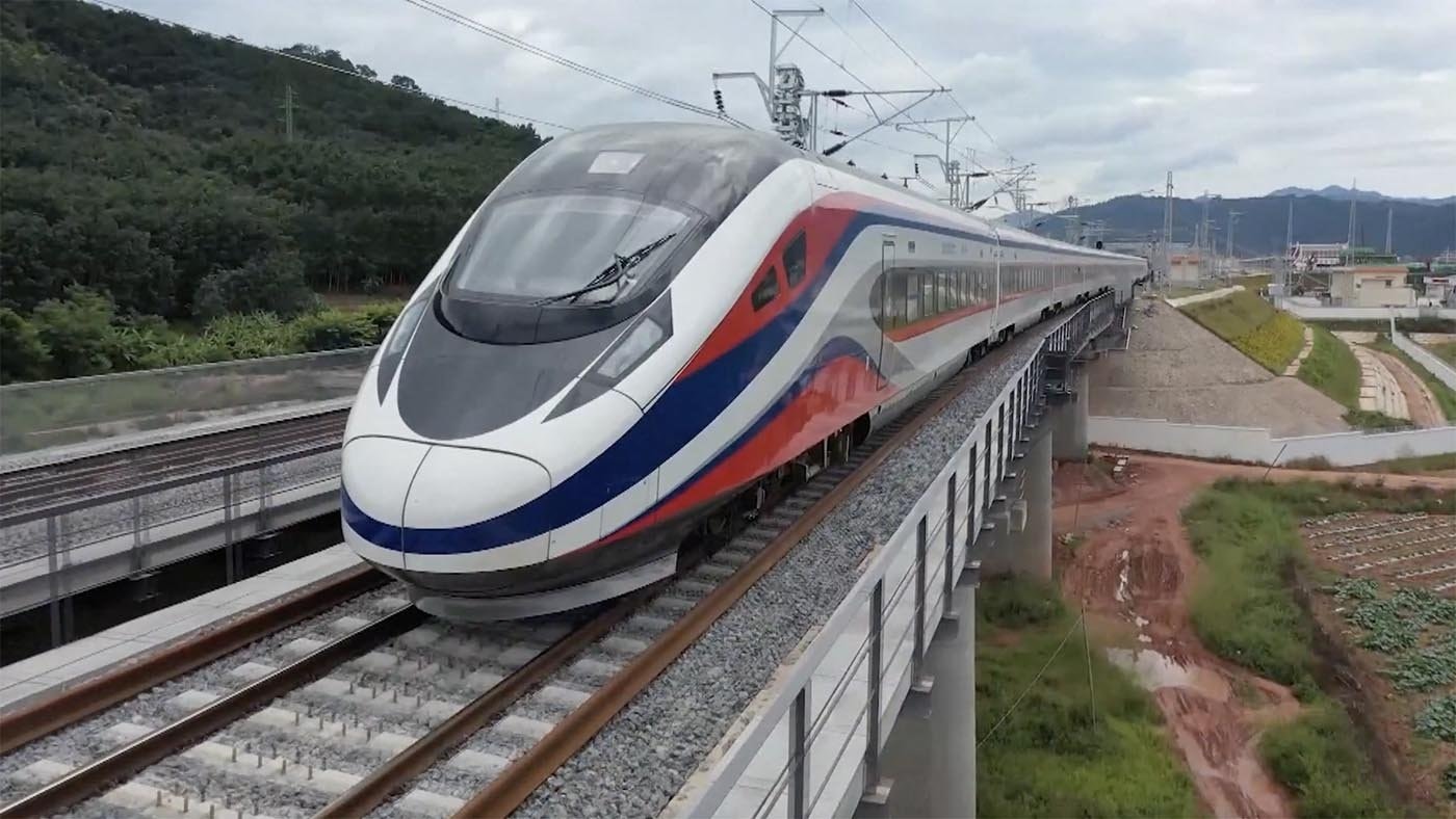 Đường sắt tốc độ cao nối Trung Quốc và Lào (Ảnh Laotian Times)