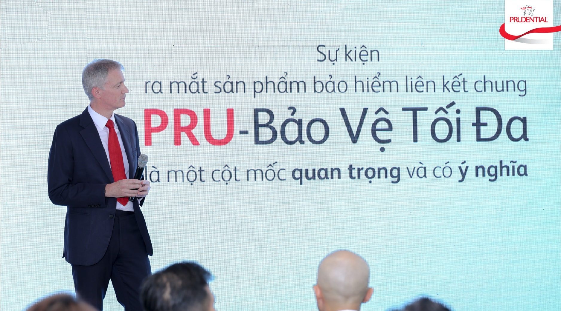 Ông Conor M. O’Neill – Phó Tổng Giám đốc Tài chính Prudential Việt Nam phát biểu tại sự kiện1