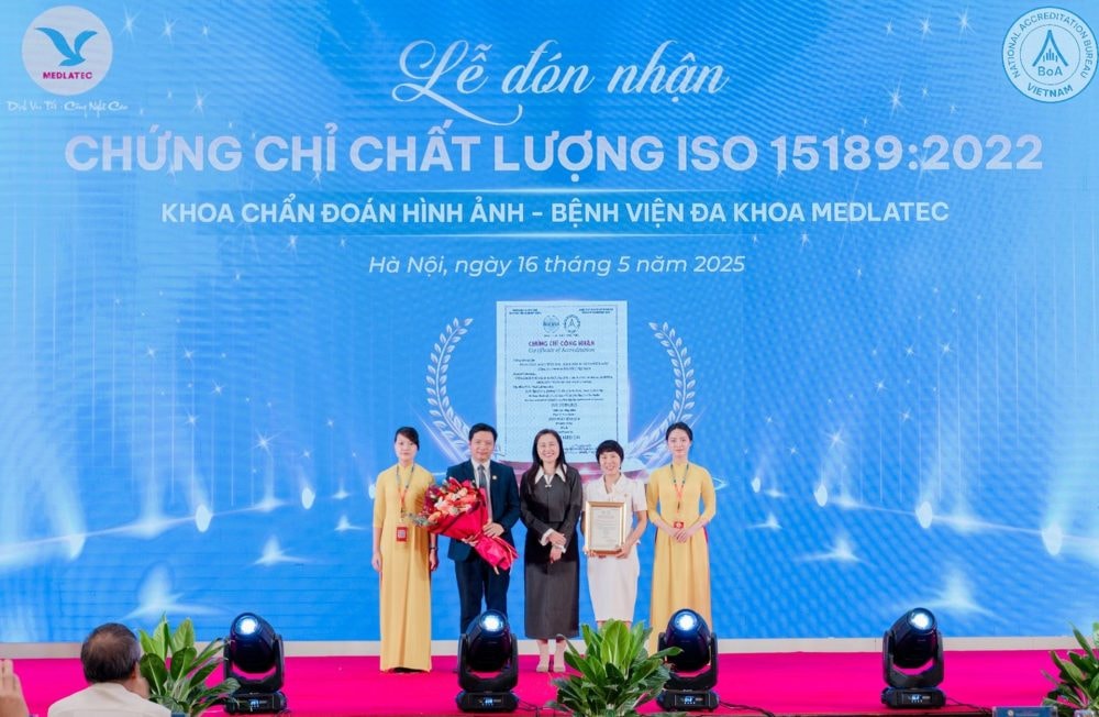Medlatec – Đơn vị y tế đầu tiên tại Việt Nam đạt tiêu chuẩn ISO 15189:2022 trong chẩn đoán hình ảnh