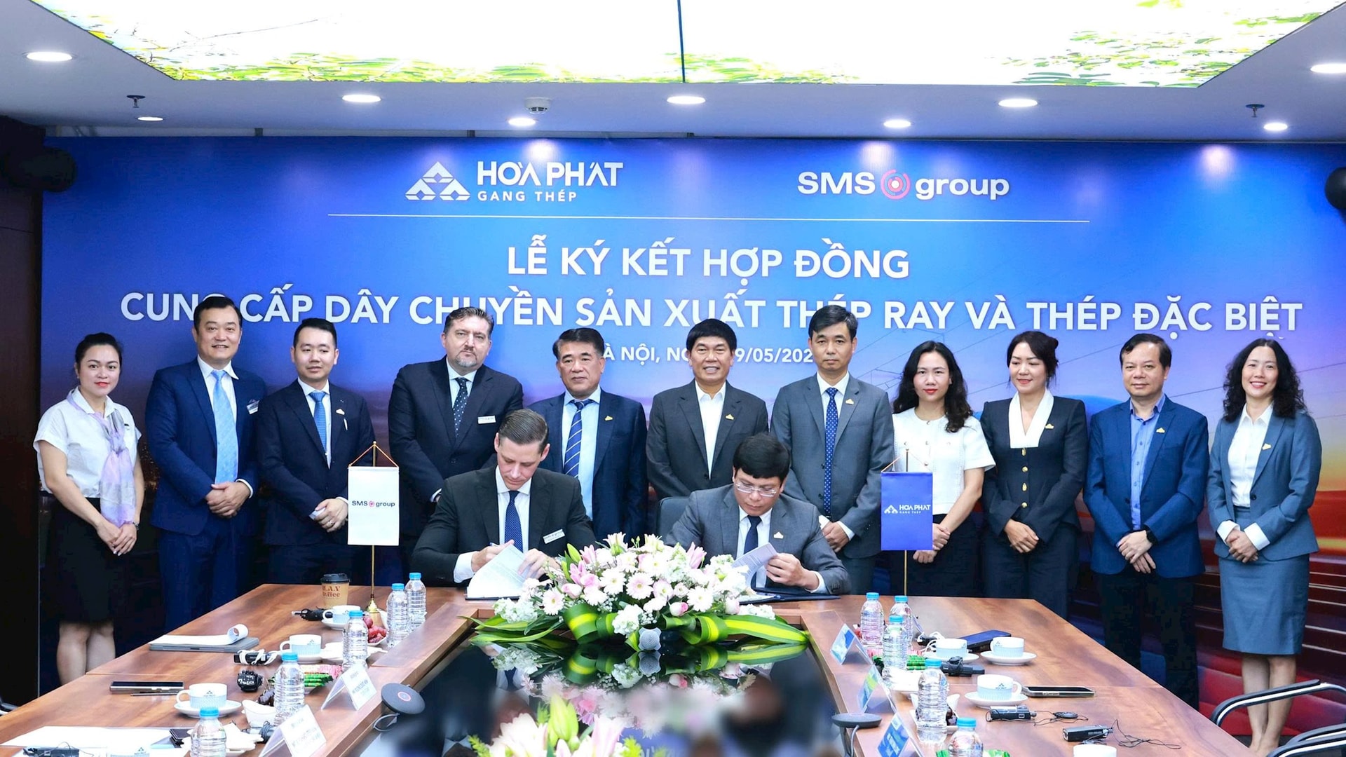 Hòa Phát và SMS group ký hợp đồng cung cấp dây chuyền cán thép ray và thép đặc biệt 1