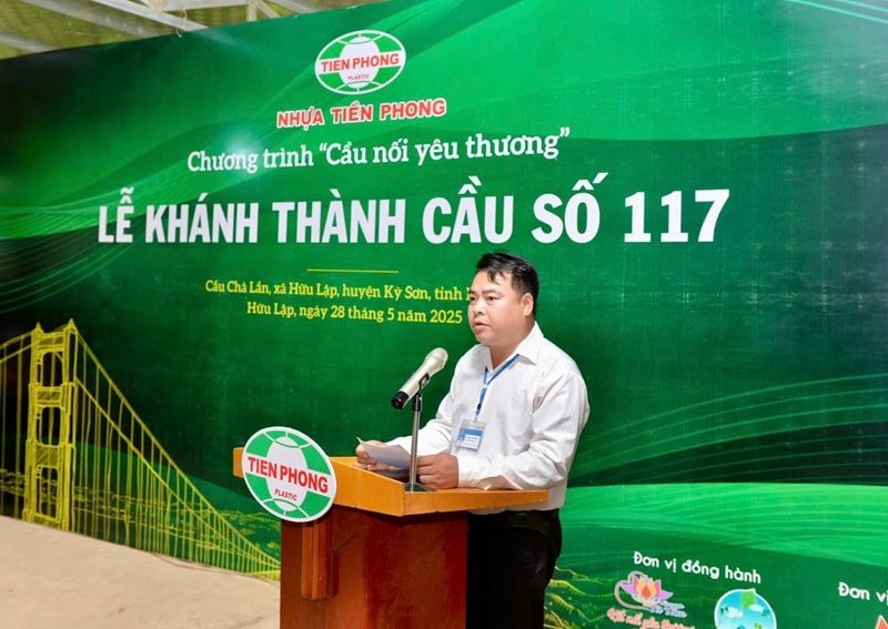 Ông Lương Văn Hải, Bí thư Đảng ủy xã Hữu Lập