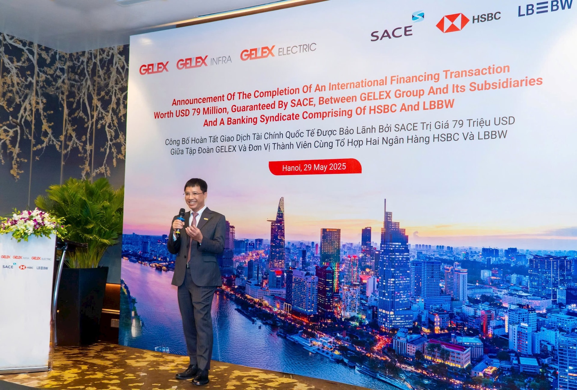 Ông Nguyễn Trọng Hiền, Chủ tịch HĐQT Tập đoàn GELEX.